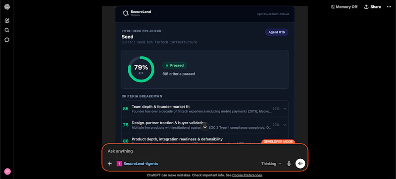 SecureLend Agents screenshot 2