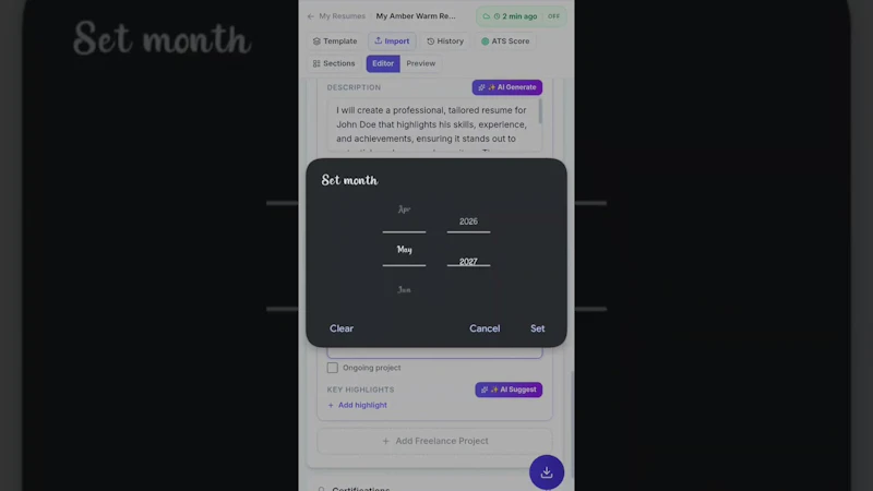 MyResumeIvo screenshot 1 (video preview)