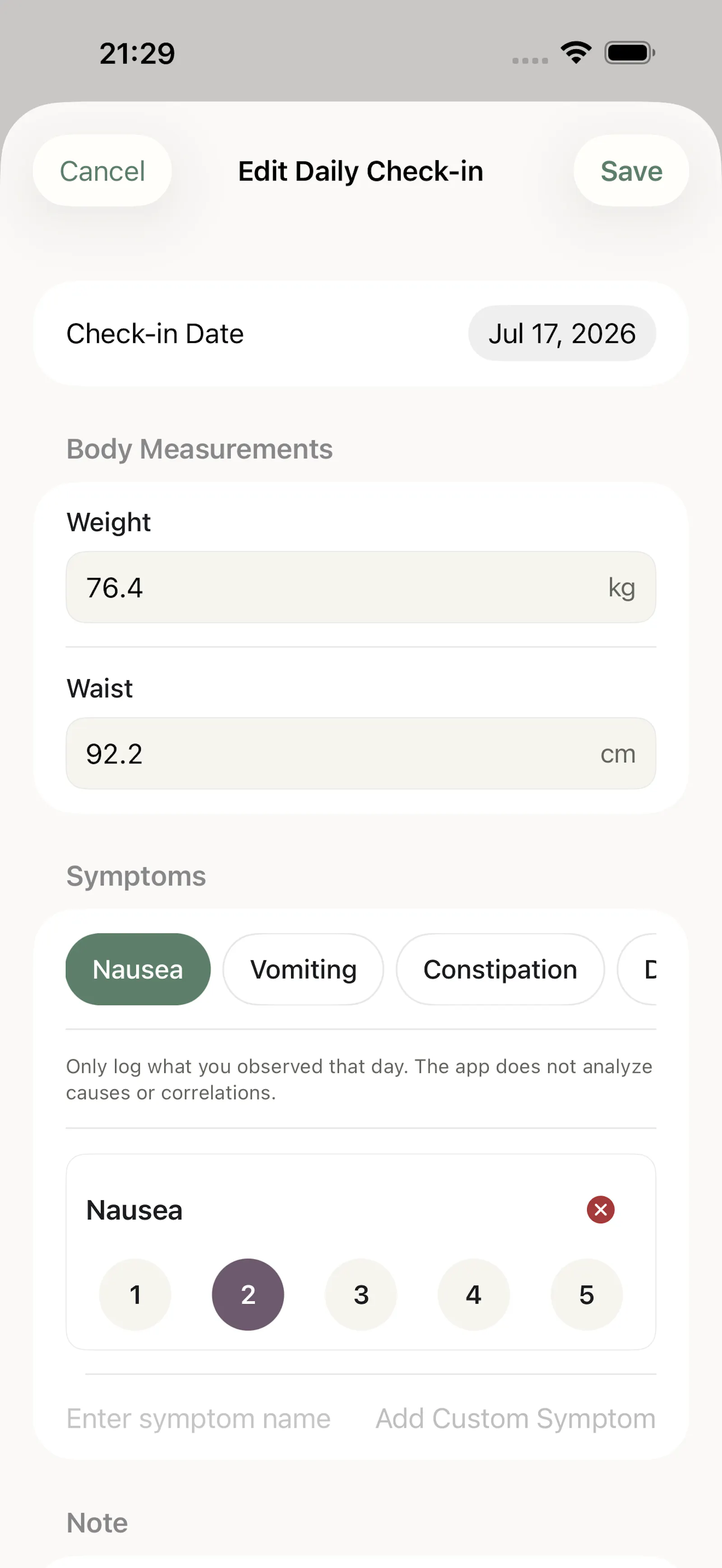 GLP-1 Dose Log screenshot 3