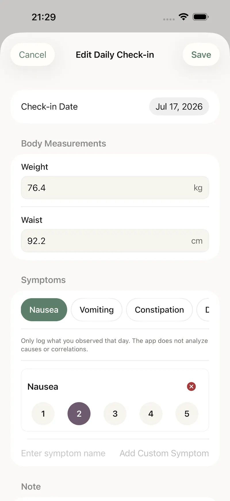 GLP-1 Dose Log screenshot 3