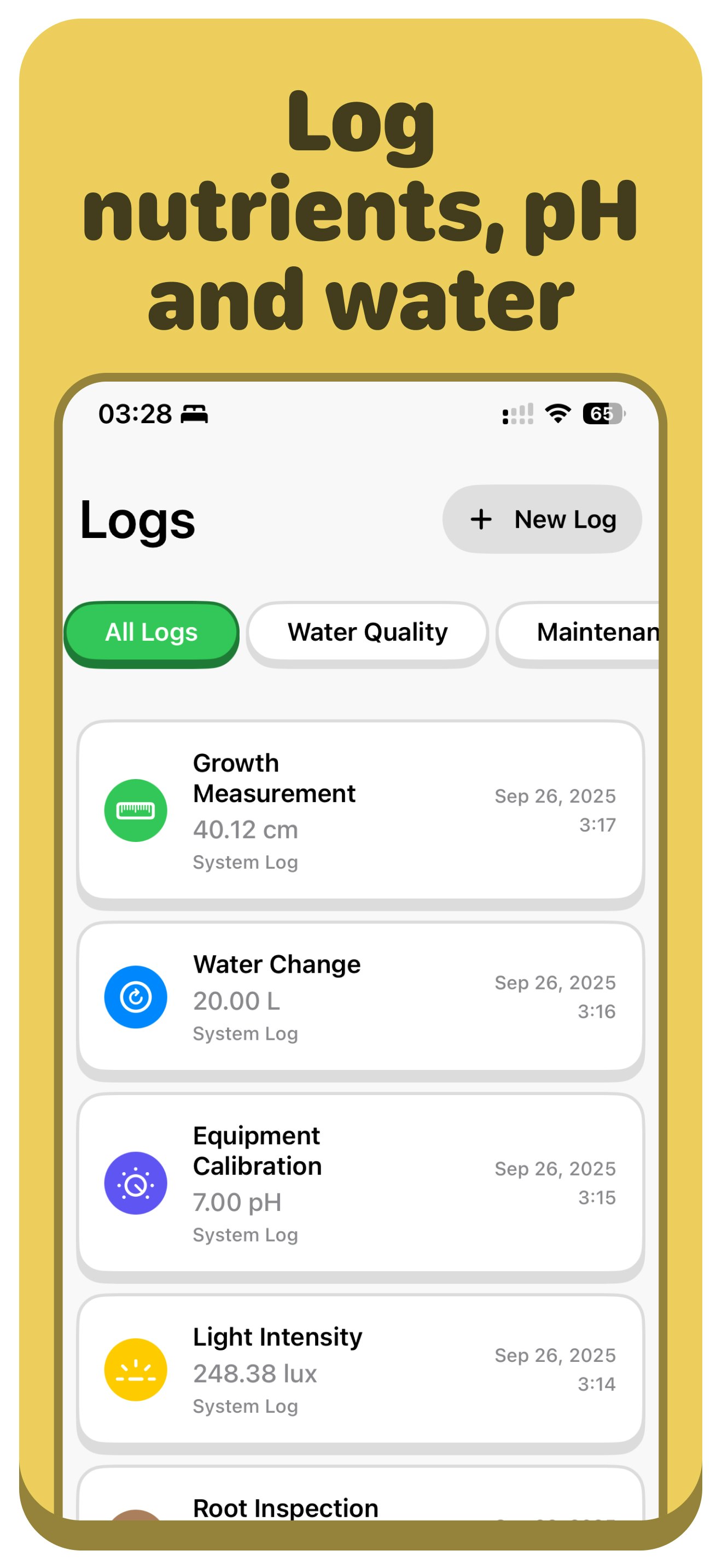 Hydrofy Smart Plant Tracker - Screenshot 2 showing product features and functionality
