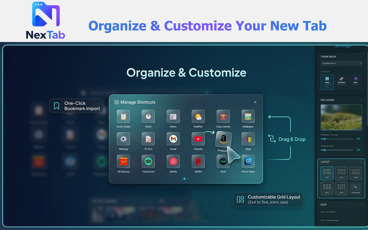 NexTab - New tab gallery image
