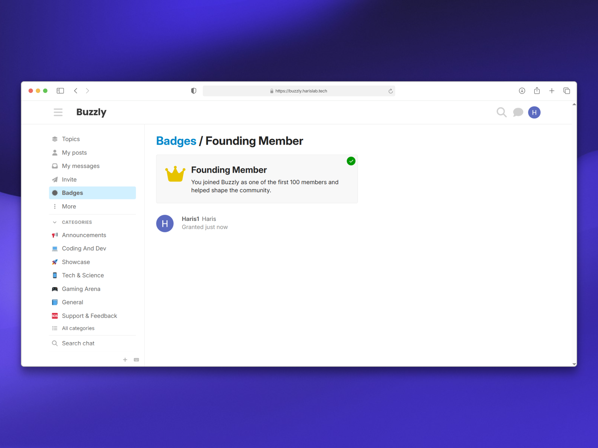 Buzzly - Screenshot 3 showing product features and functionality