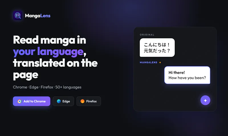 MangaLens — AI Manga Translator screenshot 2