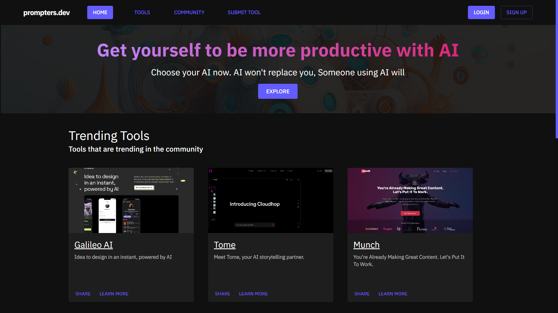 prompters.dev - Comunidad de herramientas de IA para compartir y aprender herramientas de IA media 1