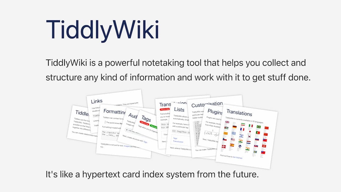 Tiddlywiki v5.3.7 media 1