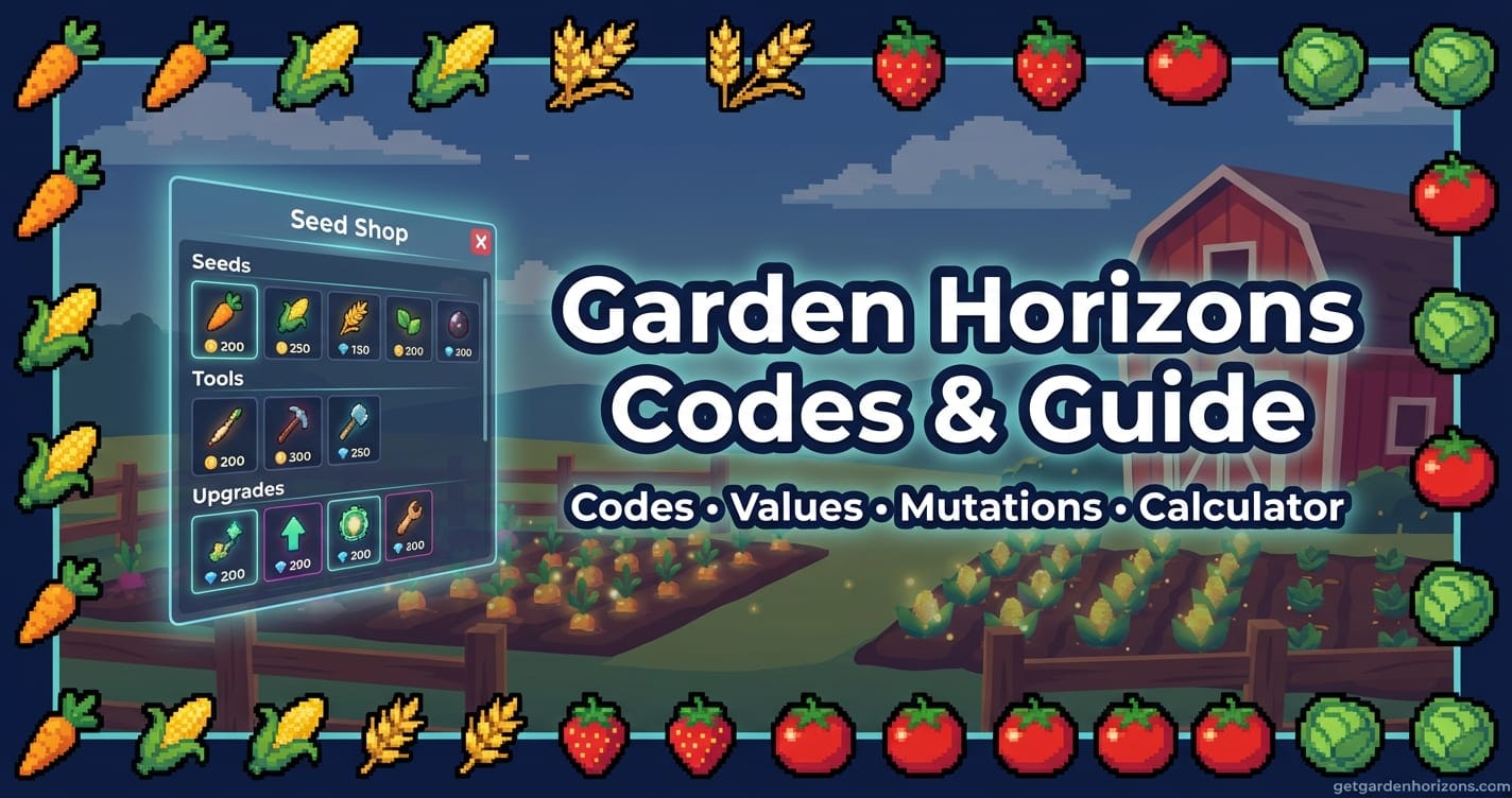 Garden Horizons Codes & Guide gallery image