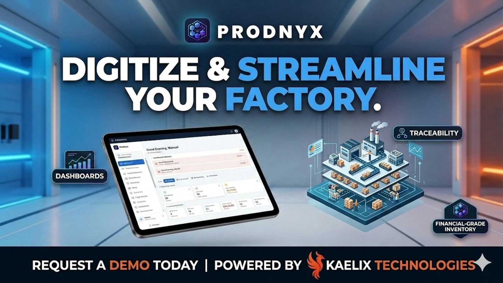 Prodnyx - Factory Intelligence screenshot 1 (video preview)