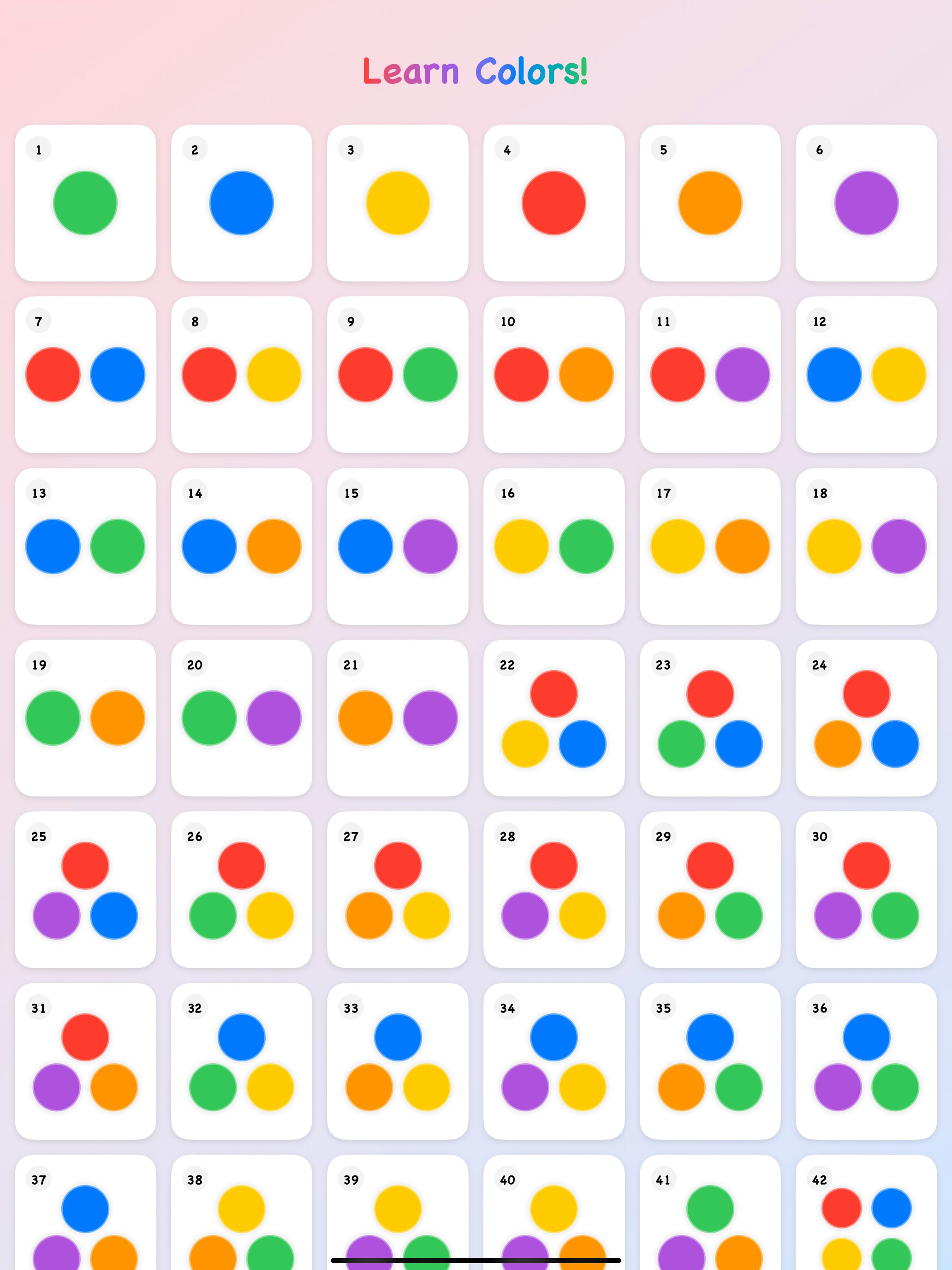 Impara i colori in 30 lingue - Insegna ai tuoi colori del bambino in 30 lingue, con suoni divertenti media 2