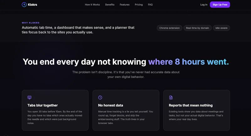 Klokrs — Tab Time Tracker for Engineers screenshot 8