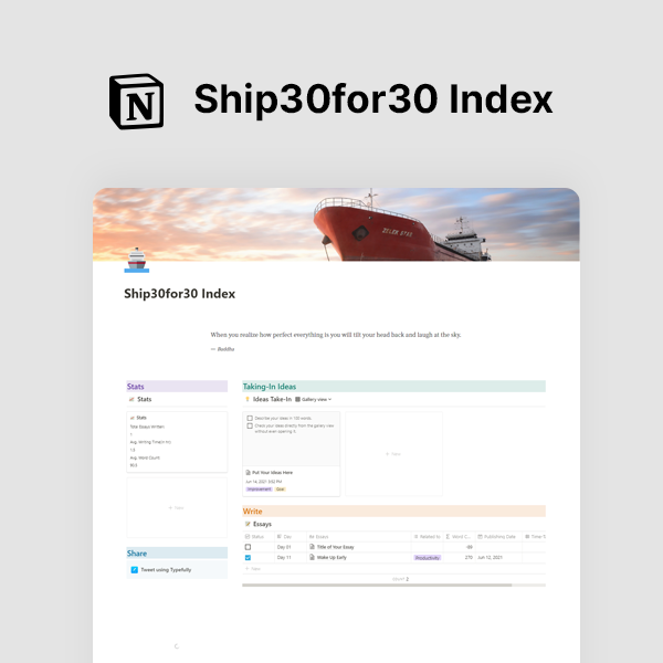 Notion Ship30for30 Index