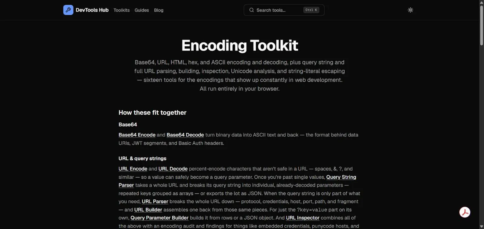DevTools Hub screenshot 4