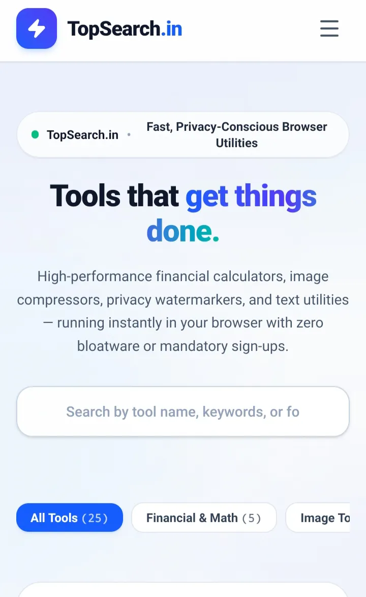 TopSearch  Free Online Web Utilities  gallery image