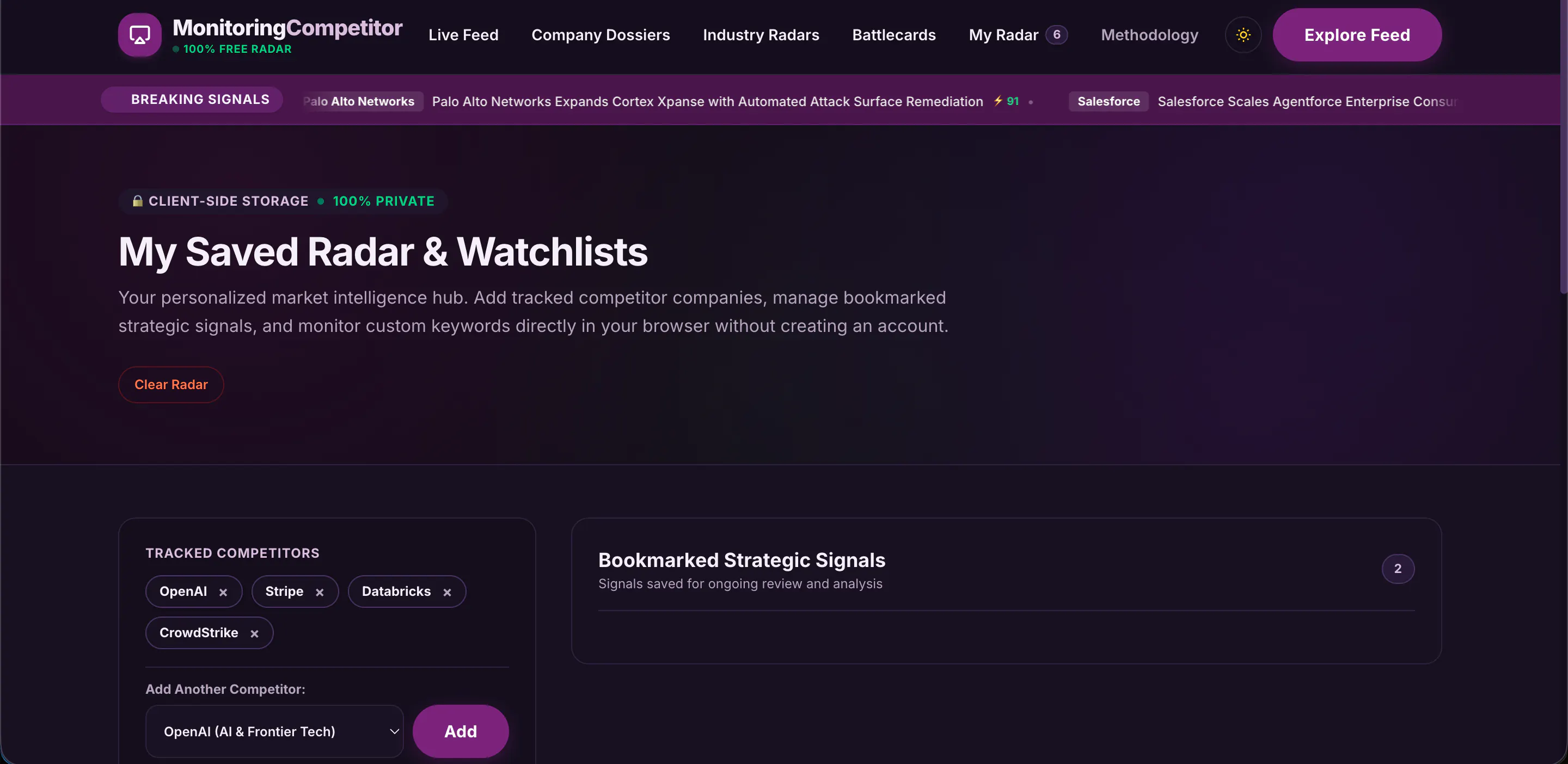 Monitoring Competitor gallery image