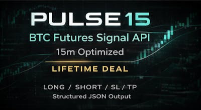Pulse15 - BTC Futures 15 Signal API gallery image