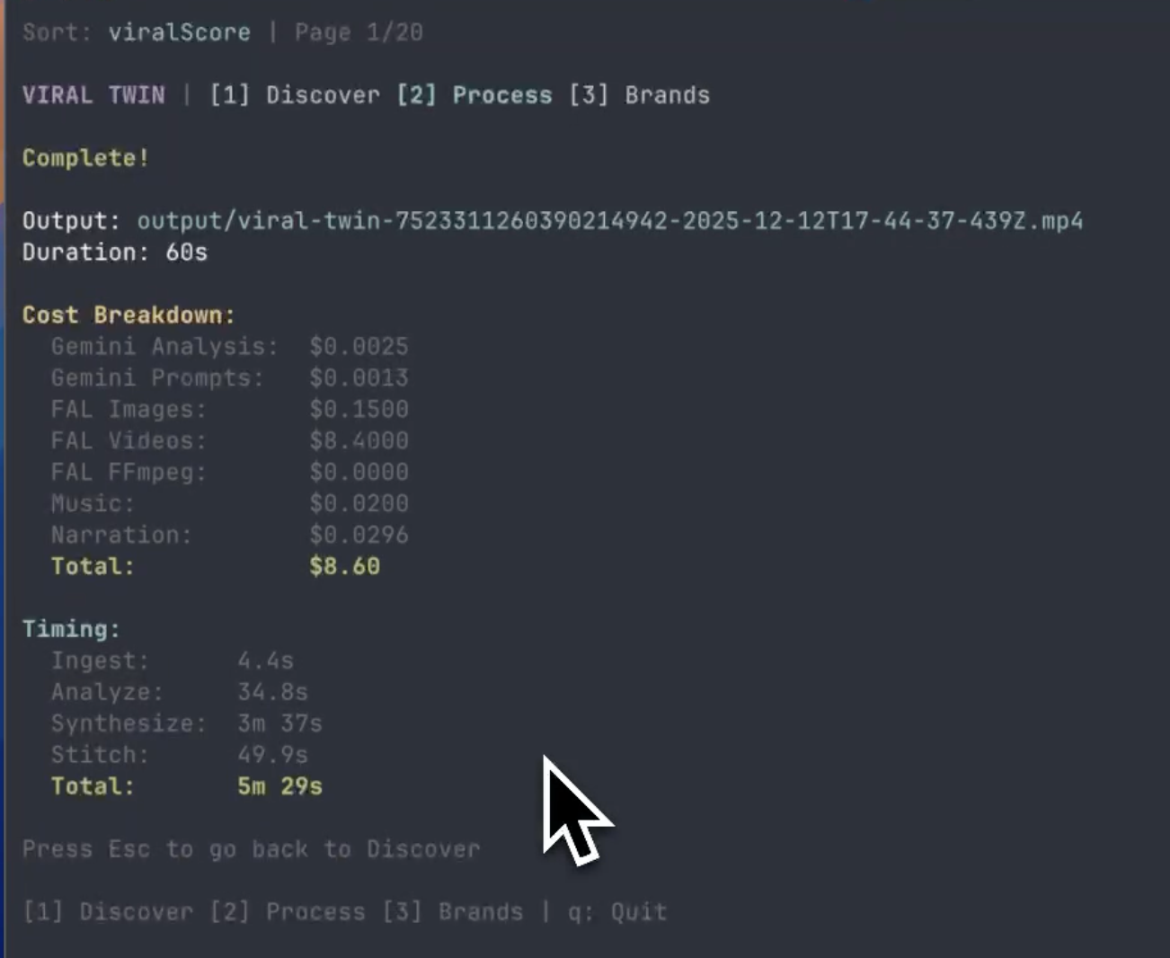 Viral Twin CLI gallery image
