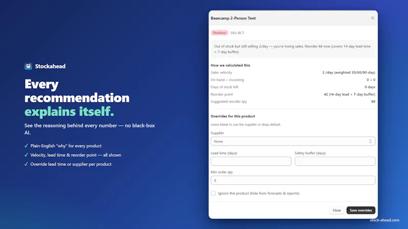 Foreshelf ‑ Stock Forecasting screenshot 4