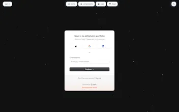 Modern Navbar Template for Next.js gallery image