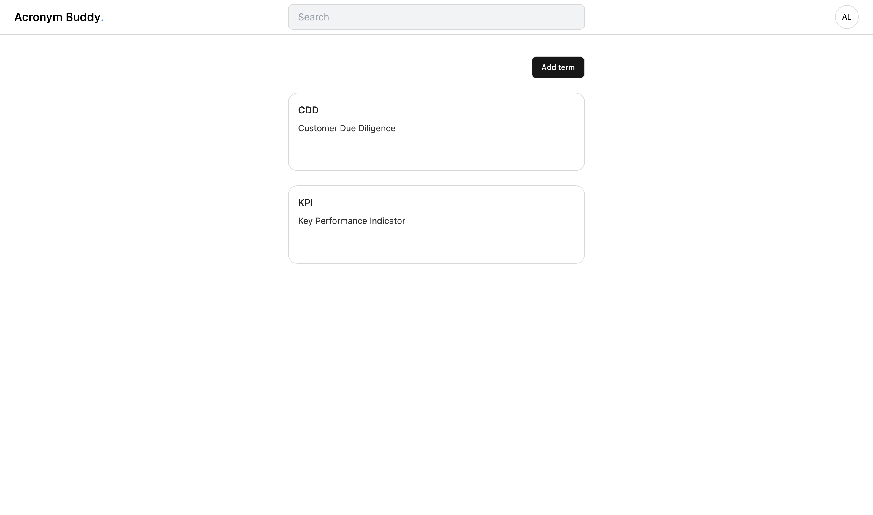 Acronym Buddy gallery image