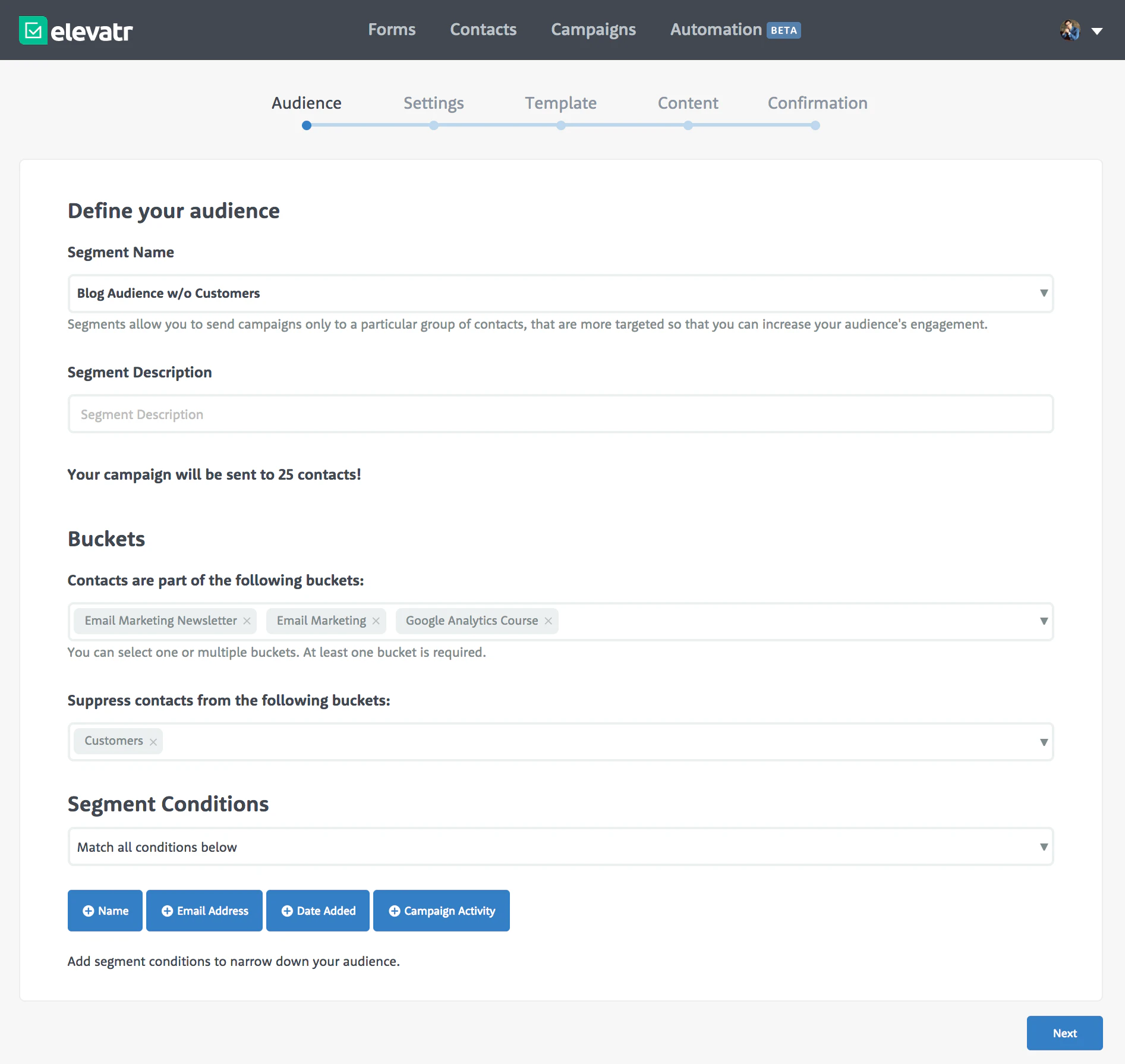 Elevatr Email Marketing Automation Image