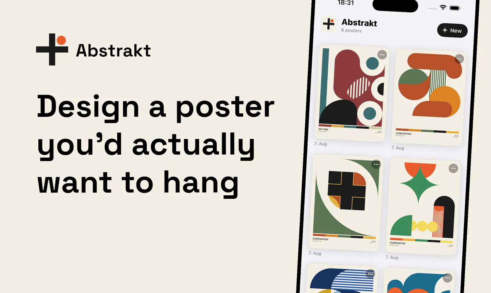 Abstrakt screenshot 1