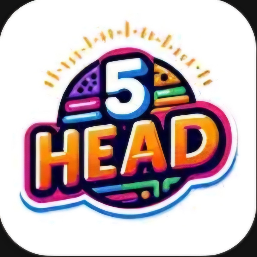 5Head - Quiz & Trivia - Product Hunt launch logo and brand identity