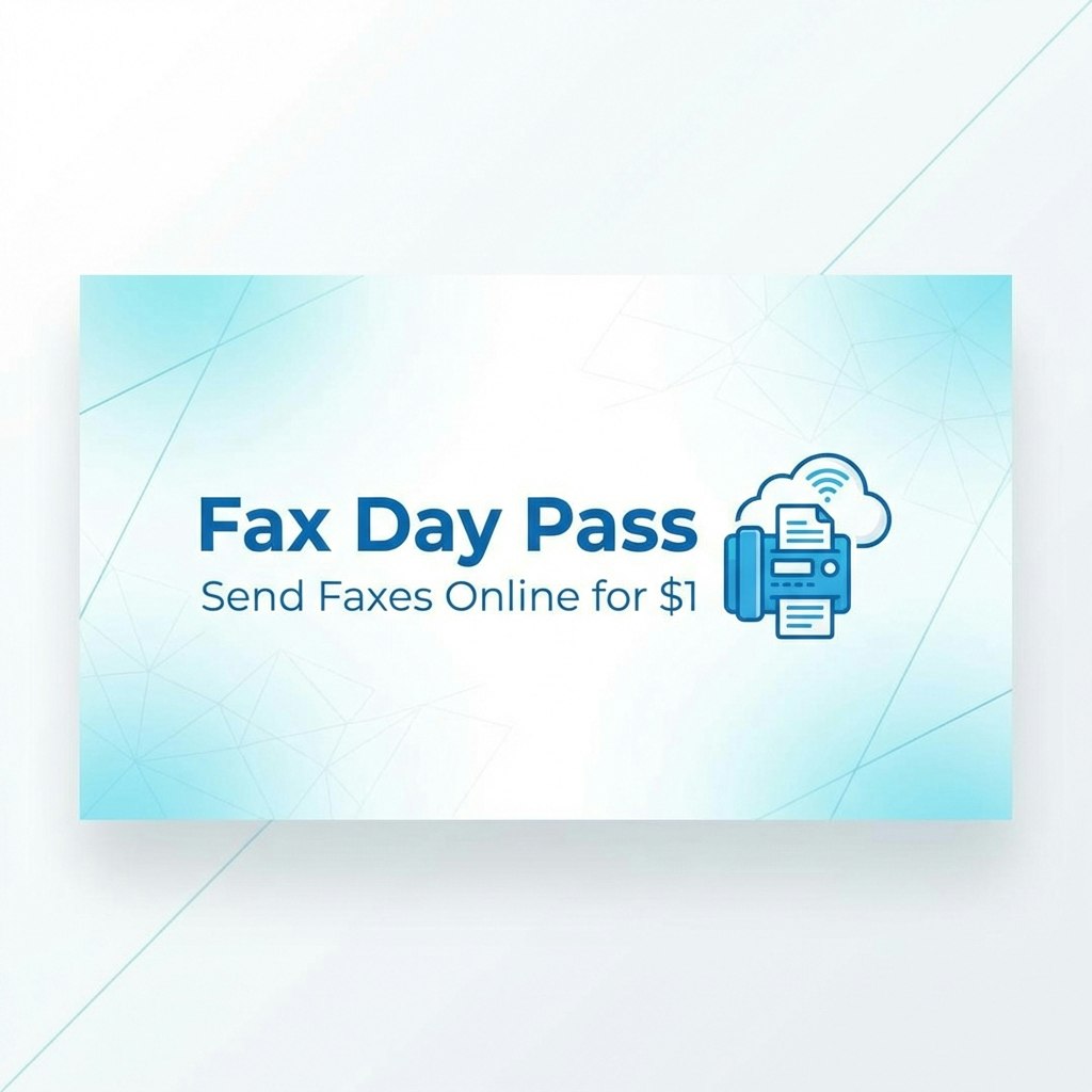 Fax Day Pass - Product Hunt launch logo and brand identity