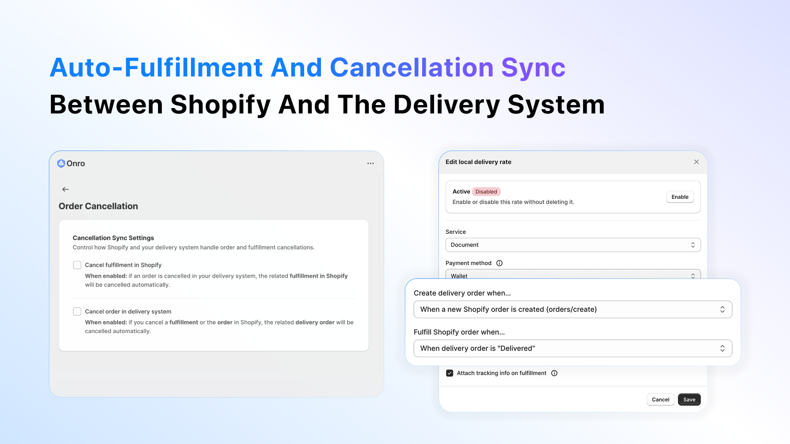 Onro Shopify App gallery image
