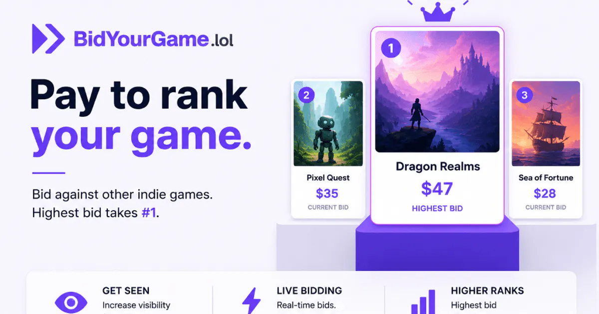 BidYourGame gallery image