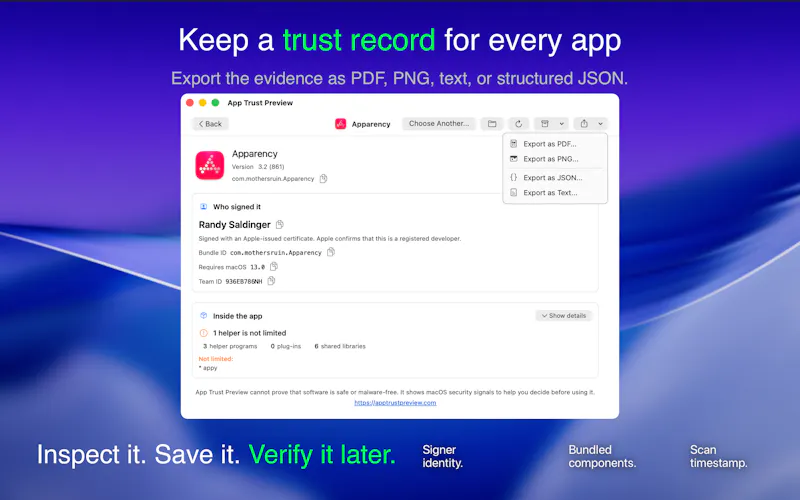 App Trust Preview screenshot 4