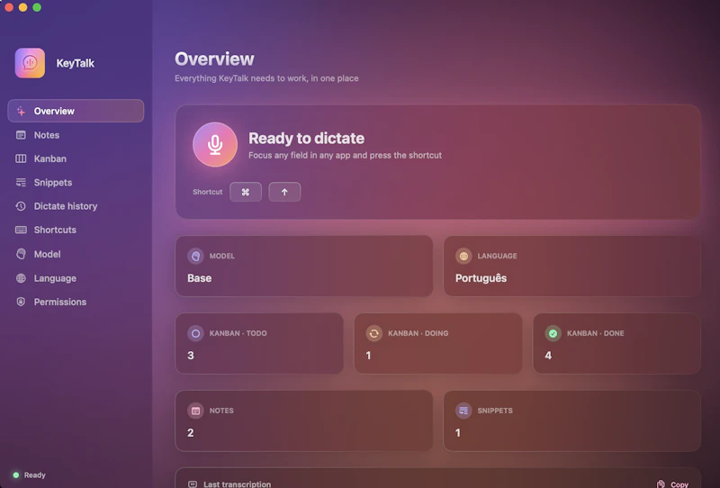 Key Talk screenshot 2