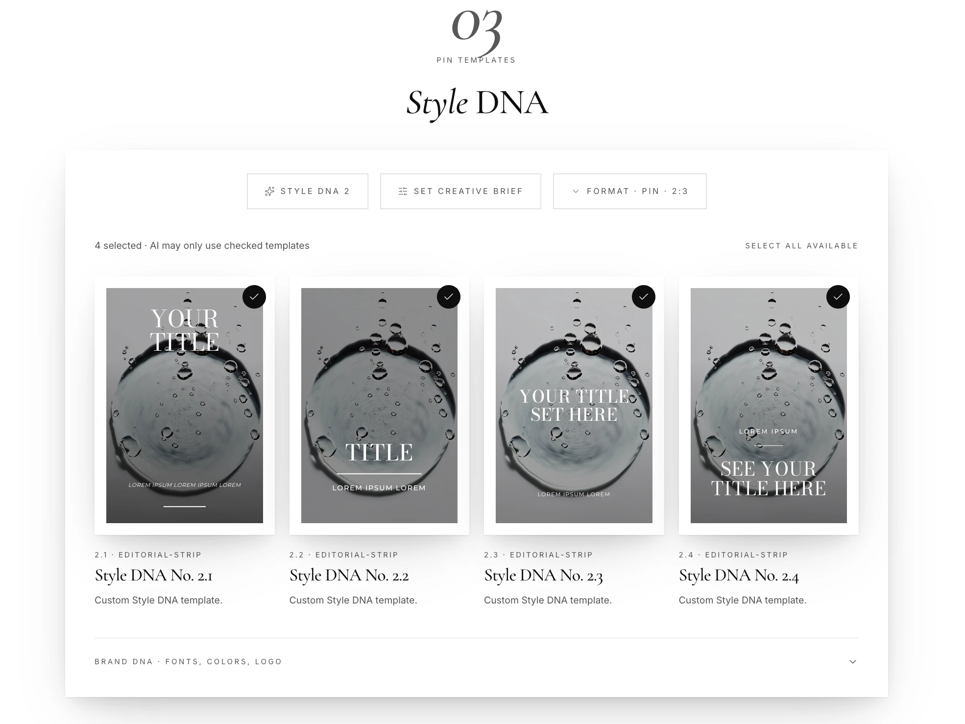 Atelier - The editorial pin studio screenshot 3