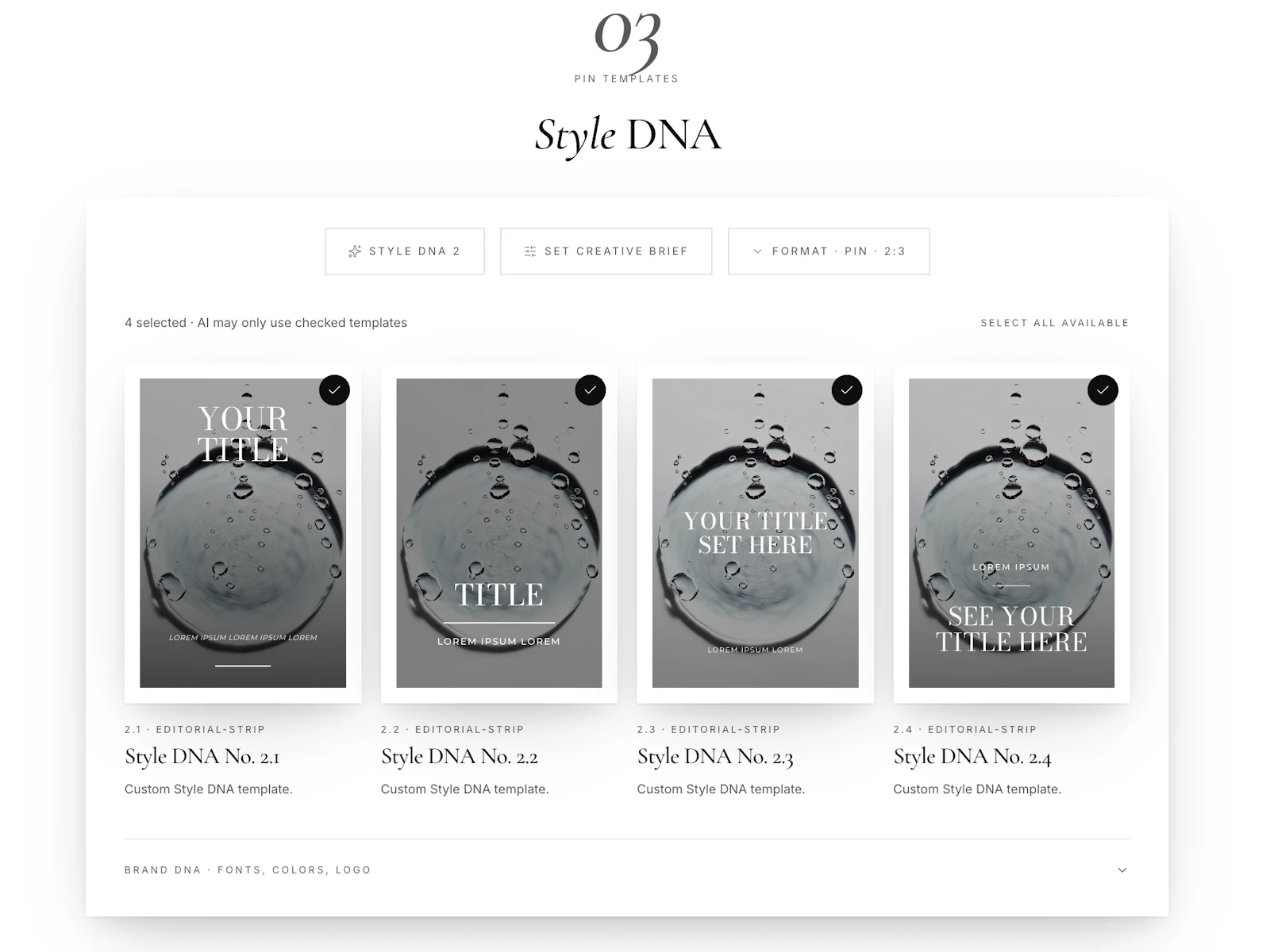 Atelier - The editorial pin studio screenshot 4