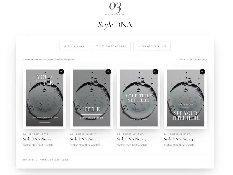 Atelier - The editorial pin studio screenshot 4