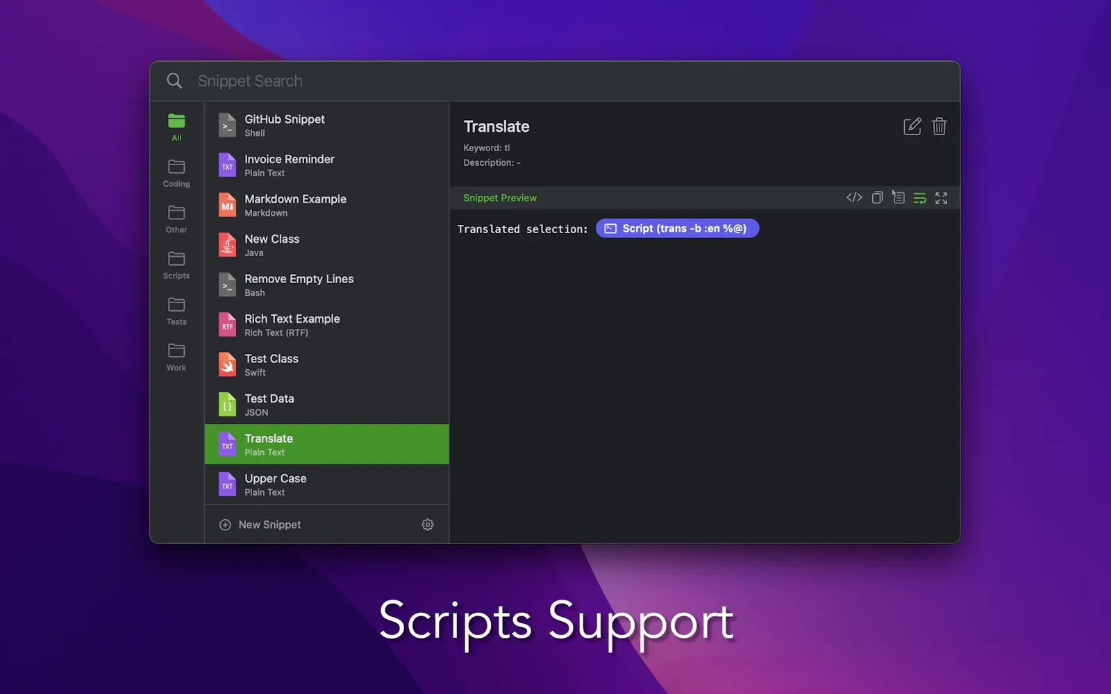 Snippety screenshot 5