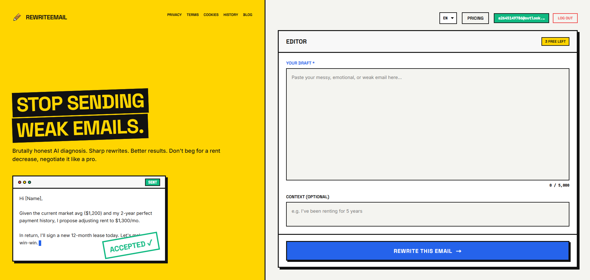RewriteEmail gallery image