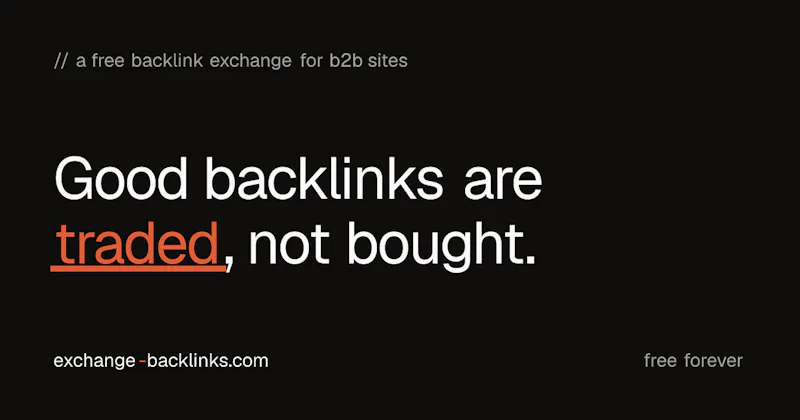 Exchange Backlinks screenshot 1