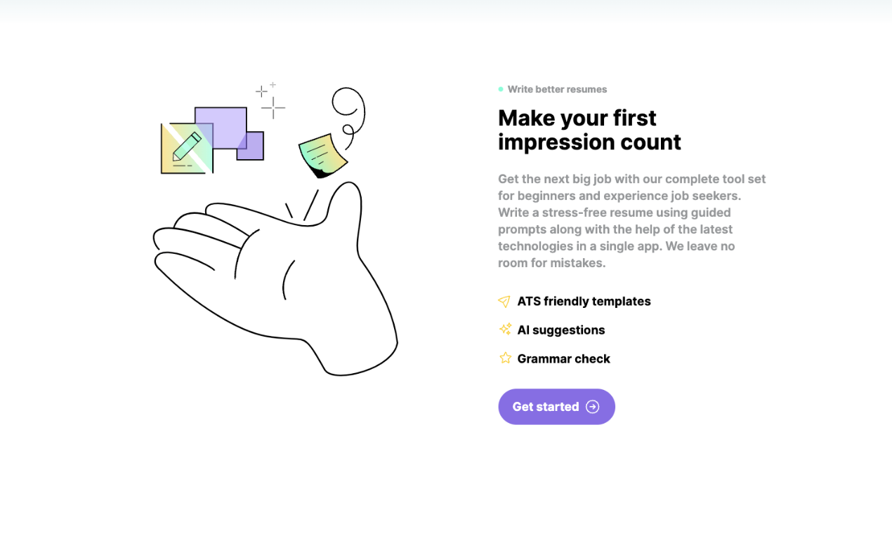 JobProfile - ใช้ AI เพื่อสร้างประวัติย่อที่ชนะในไม่กี่นาที media 1