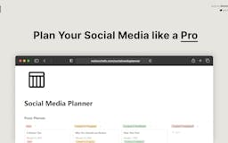 NotionChefs Social Media Planner media 1