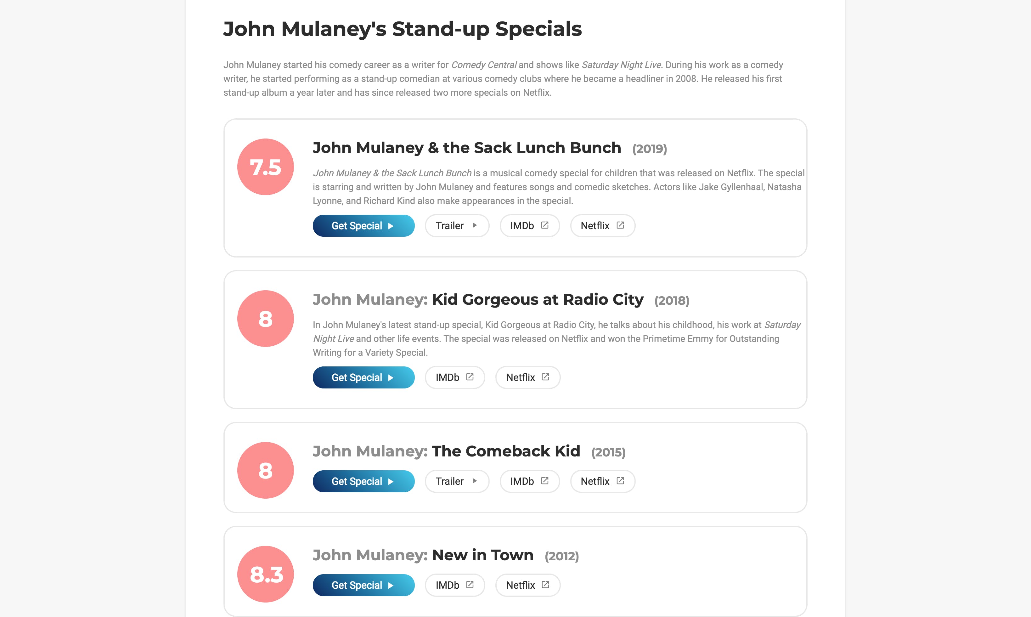 Stand-up List media 2