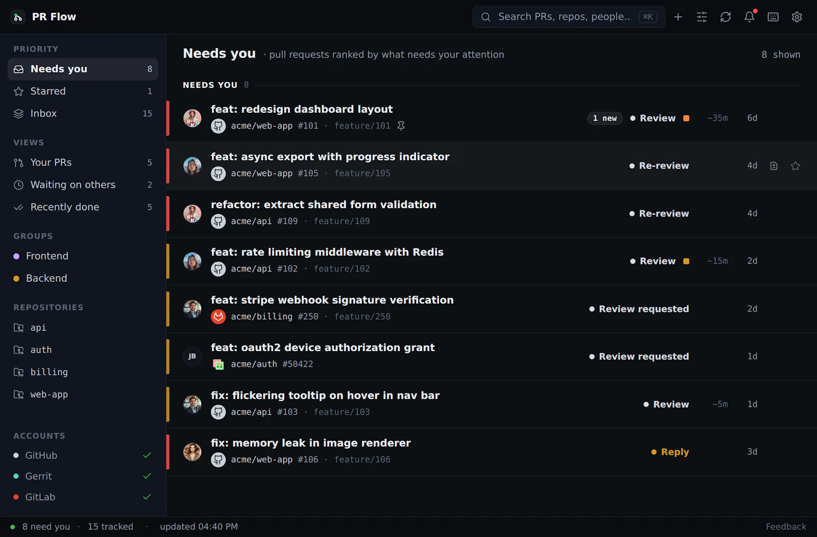 PR Flow screenshot 3