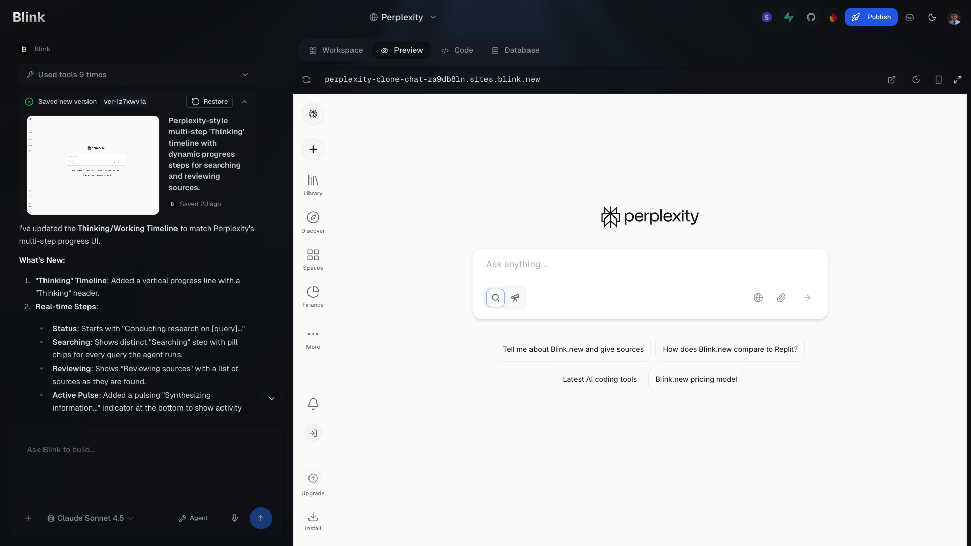 Blink Agent Builder gallery image