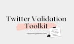 Twitter Validation Toolkit image