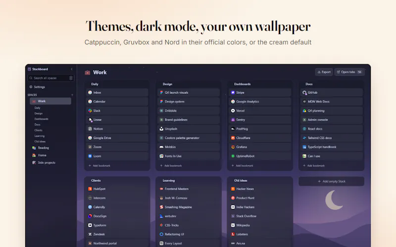 Stackboard screenshot 2