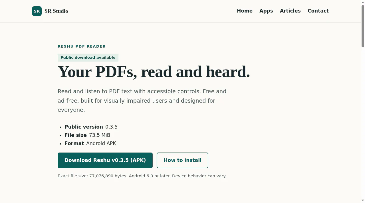 Reshu PDF Reader gallery image