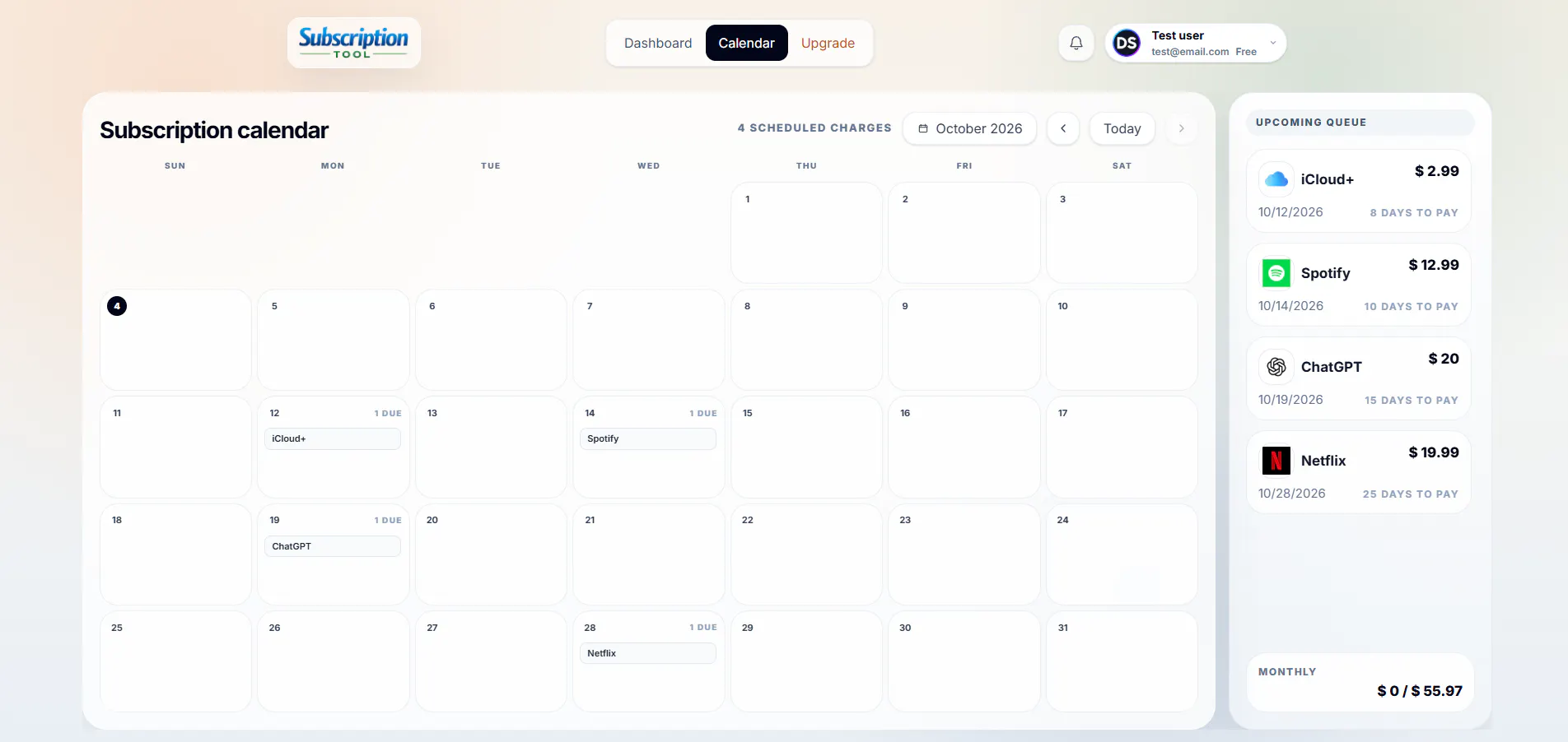 Subscription Tool gallery image
