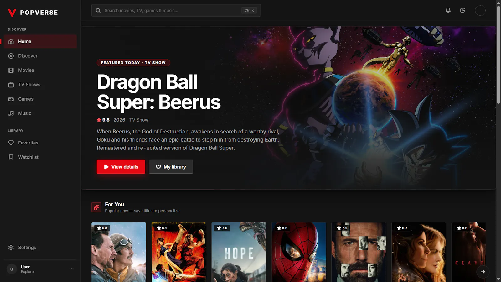 Popverse screenshot 2