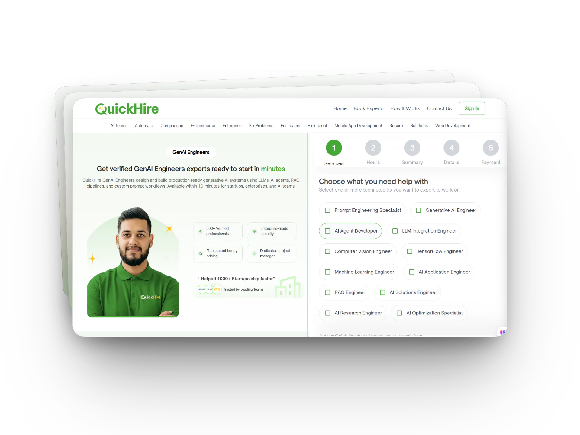 QuickHire gallery image