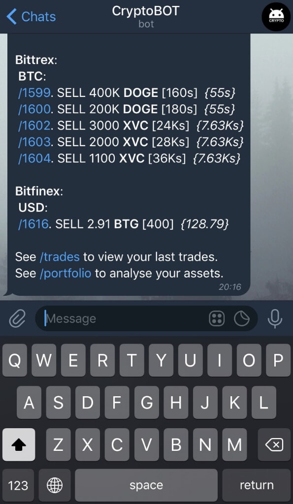 CryptoTradeBot for Telegram gallery image