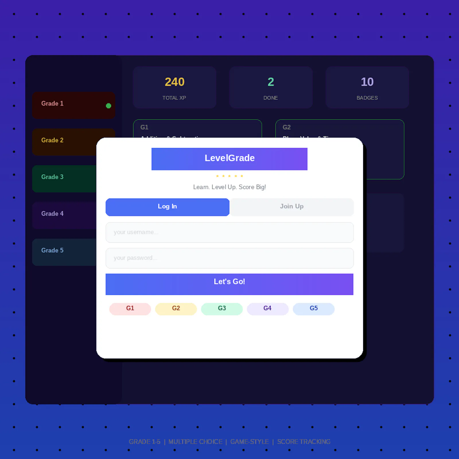 LevelGrade screenshot 1